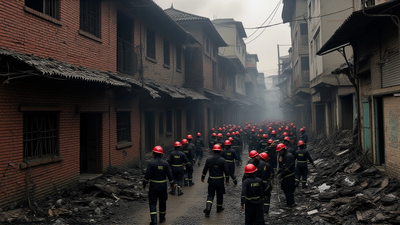 Grote brand in Korail-slum in Dhaka laat duizenden dakloos achter